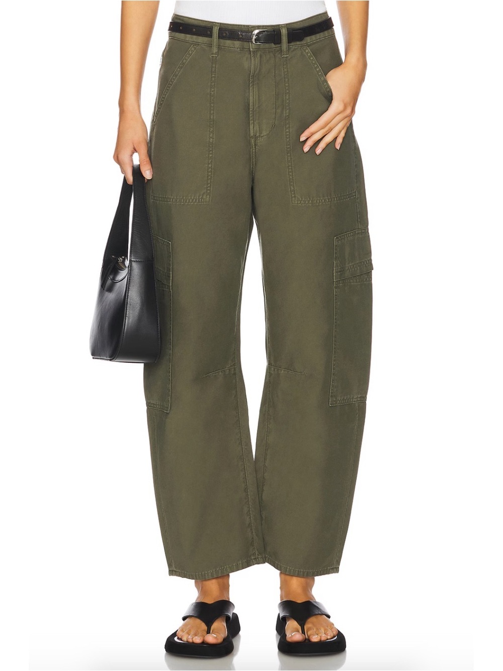 Citizens of Humanity Marcelle Cargo Pant Green